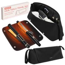 Bolsa de viagem Hair Tools MOKURA Hot com tapete resistente ao calor preta