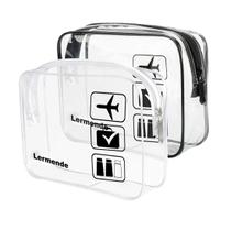 Bolsa de viagem Lermende Clear aprovada pela TSA para mulheres e homens Bolsa de viagem Lermende Clear aprovada pela TSA para mulheres e homens