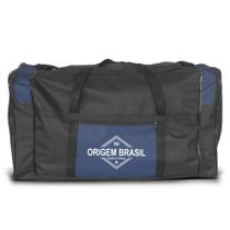 Bolsa de Viagem Lona Extra Grande GG Origem Brasil N9 Azul Marinho