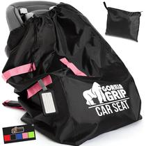 Bolsa de viagem para assento de carro Gorilla Grip resistente à água rosa