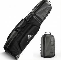 Bolsa de Viagem para Golfe FIRED-UP com Topo Rígido 1680D em Nylon e Rodas