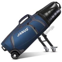 Bolsa de viagem para golfe JANUS Hard Case dobrável 131x39x39 cm