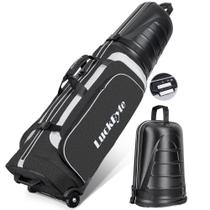 Bolsa de Viagem para Golfe LuckByte com Casco Rígido, Cadeado TSA e Rodas Bolsa de Viagem para Golfe LuckByte com Casco Rígido, Cadeado TSA e Rodas