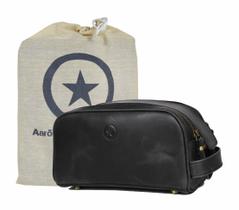 Bolsa de viagem para higiene pessoal Aaron Leather Goods Premium Leather Bolsa de viagem para higiene pessoal Aaron Leather Goods Premium Leather