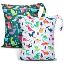 Bolsa de viagem para roupa suja, impermeável, roupa seca e úmida, 2 unidades Bolsa de viagem para roupa suja, impermeável, roupa seca e úmida, 2 unidades