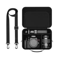 Bolsa De Viagem Portátil Para Câmera DSLR Canon EOS Rebel T7 R50 R100 Com Divisórias Ajustáveis Bolsa De Viagem Portátil Para Câmera DSLR Canon EOS Rebel T7 R50 R100 Com Divisórias Ajustáveis