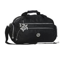 Bolsa De Viagem Preta 30 Litros Poliéster Mormaii Mor-0293