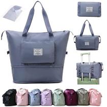 Bolsa de viagem Ranslen dobrável de grande capacidade com separação seca e úmida Bolsa de viagem Ranslen dobrável de grande capacidade com separação seca e úmida