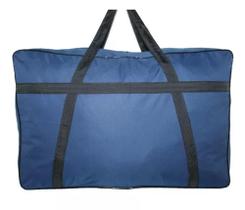 Bolsa de viagem sacola grande para mudança dobrável azul marinho leve prática cod 5994