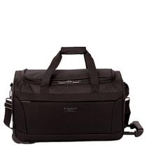 Bolsa de Viagem Sestini Ultralight 5T PlusTamanho Médio Fabricada em Poliéster com Carrinho Embutido 041070-01 Preto