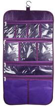 Bolsa de viagem suspensa para higiene pessoal Freegrace Premium Purple Nylon