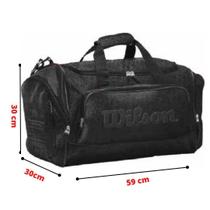 Bolsa de Viagem Wilson Alça Transversal Grafite 50L