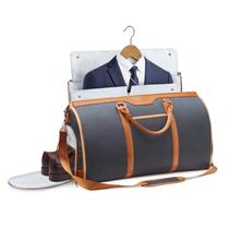 Bolsa de Viagem ZRSUN Jenni Bag - Carry-On com Porta-Sapatos (Preto/Marrom)