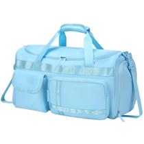 Bolsa de viaje tipo duffel MAXTOP azul claro resistente al agua