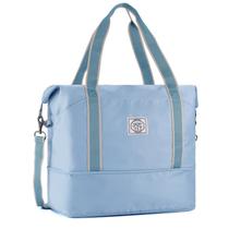 Bolsa de viaje WALNEW Weekender impermeable azul claro Bolsa de viaje WALNEW Weekender impermeable azul claro