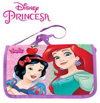 Bolsa de vinil infantil retangular frozen/ princesas 24x15cm