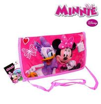 Bolsa De Vinil Infantil Retangular Minnie Mouse 24X15Cm