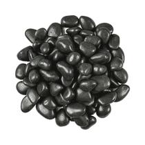 Bolsa decorativa de seixos pretos polidos MSI de 2-3 cm e 18 kg