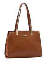 Bolsa Detalhe Croco - Alça de Ombro - Marrom - Chenson Original