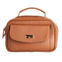 Bolsa Dm Mônaco Box Caramelo