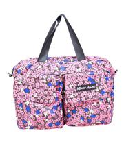 Bolsa Dobrável De Viagem Florido Rosa Mickey Mouse 46X37cm Disney