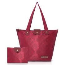 Bolsa Dobrável Essencial 2 Jacki Design Vinho Bolsa Dobrável Essencial 2 Jacki Design Vinho