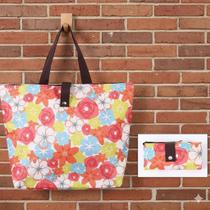Bolsa Dobrável Floral Para Viagem Praia Academia Grande Leve Resistente Com Zíper Estampa Linda E Moderna Bolsa Dobrável Floral Para Viagem Praia Academia Grande Leve Resistente Com Zíper Estampa Linda E Moderna