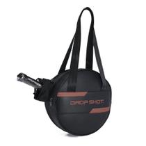 Bolsa Drop Shot Bassan 2.3 para Padel e Beach Tennis Preta e Marrom