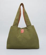 Bolsa Dupla Face Soul - Oliva/Caramelo Bolsa Dupla Face Soul - Oliva/Caramelo