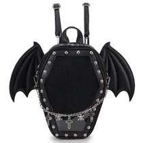 Bolsa e bolsa ENJOININ em forma de caixão gótico para mulheres Bolsa e bolsa ENJOININ em forma de caixão gótico para mulheres