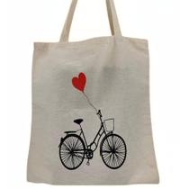 Bolsa Ecobag 100% algodão BIKE LOVE