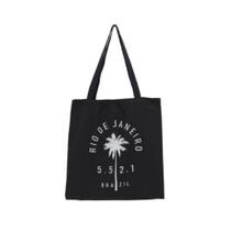 Bolsa Ecobag 100% algodão Black Estampa +55 21 Bolsa Ecobag 100% algodão Black Estampa +55 21