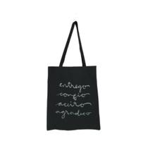 Bolsa Ecobag 100% algodão Black Estampa ENTREGO CONFIO