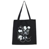 Bolsa Ecobag 100% algodão Black Estampa MINNIE E MICKEY