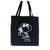 Bolsa Ecobag 100% algodão Black Estampa SNOOPY COOL