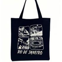 Bolsa Ecobag 100% algodão Black MARAVILHAS DO RIO