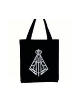 Bolsa Ecobag 100% algodão Black NOSSA SENHORA Bolsa Ecobag 100% algodão Black NOSSA SENHORA