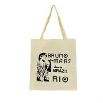 Bolsa Ecobag 100% algodão BRUNO MARS RIO