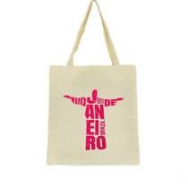 Bolsa Ecobag 100% algodão CRISTO (rosa)