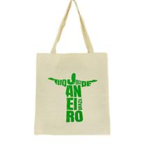 Bolsa Ecobag 100% algodão CRISTO (verde)