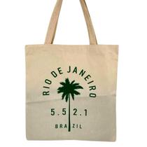 Bolsa Ecobag 100% algodão estampa 55 21 (VERDE)