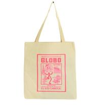 Bolsa Ecobag 100% algodão Estampa BISCOITO GLOBO (rosa)