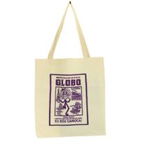 Bolsa Ecobag 100% algodão Estampa BISCOITO GLOBO (roxo)