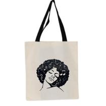 Bolsa Ecobag 100% algodão Estampa BLK MUSIC (alça preta) Bolsa Ecobag 100% algodão Estampa BLK MUSIC (alça preta)