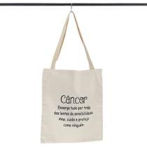 Bolsa Ecobag 100% algodão Estampa CÂNCER