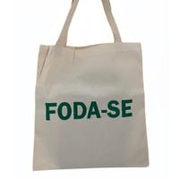 Bolsa Ecobag 100% algodão Estampa FODA-SE (verde)