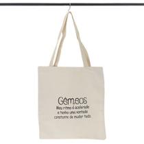 Bolsa Ecobag 100% algodão Estampa GEMÊOS Bolsa Ecobag 100% algodão Estampa GEMÊOS