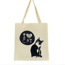 Bolsa Ecobag 100% algodão Estampa I 3 CAT
