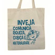 Bolsa Ecobag 100% algodão Estampa INVEJA