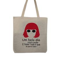 Bolsa Ecobag 100% algodão Estampa LIVRE LEE